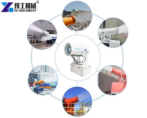 fog cannon sprayer application