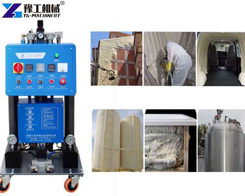 polyurethane foam equipment used in building insulation system