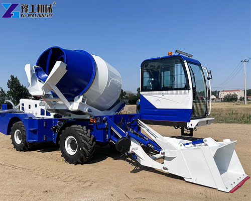 self loading concrete mixer