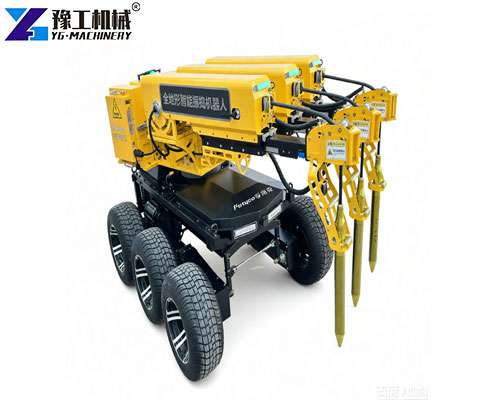 concrete vibrating robot