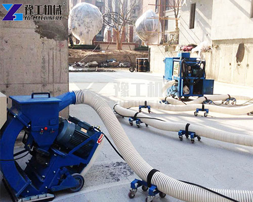 floor bead blaster application