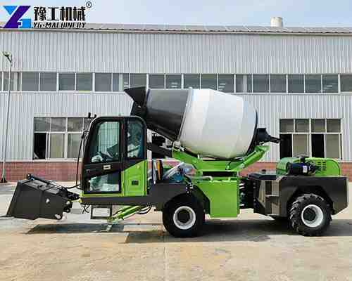 mobile concrete mixer in YG factory
