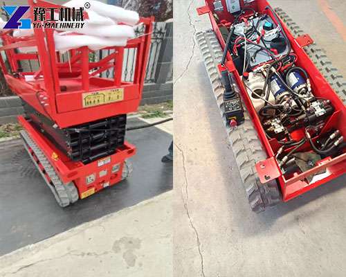 mobile scissor lift platform internal structure