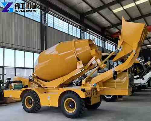 self loading concrete mixer machine price