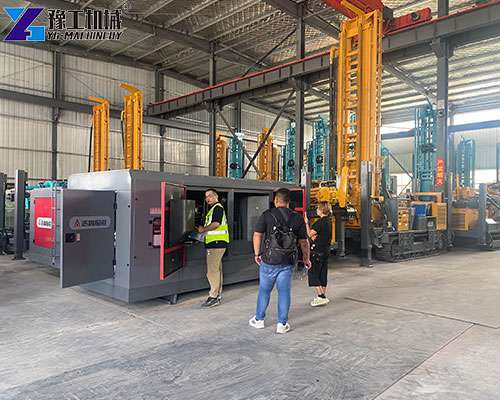 YG machinery borehole drilling rig display