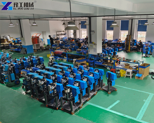 polyurethane spray machine in YG factory