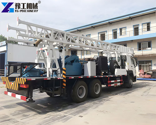 truck mounted wet rotary geothermal drilling rig