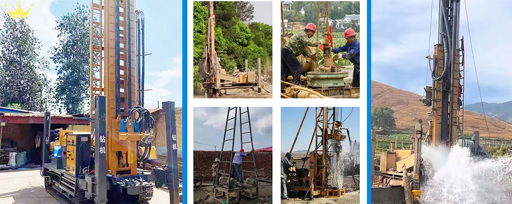 water well drilling rig machine application