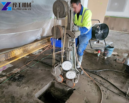wire cutting concrete