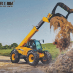 Telehandler Loader sold to New Zealand all terrain telehandler for farm material handling