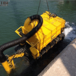 automated robotic dredge for lake sludge removal