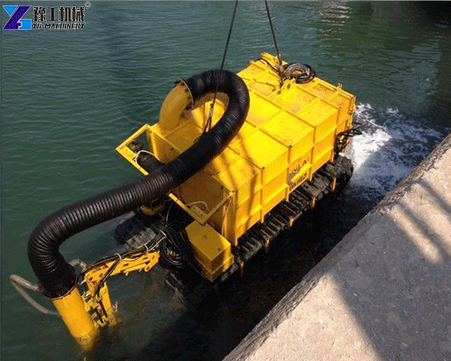 automated robotic dredge for lake sludge removal