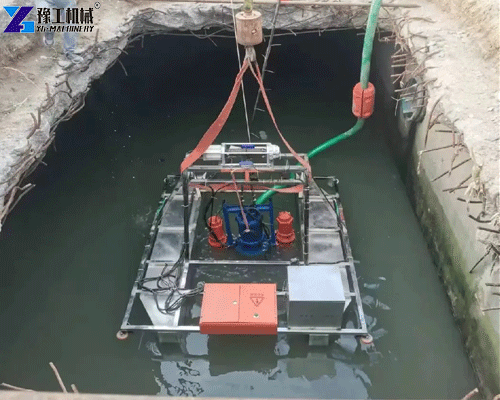 crawler dredging robot restoring reservoir capacity