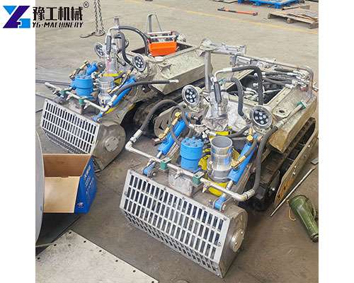 crawler dredging robot