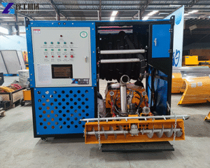 dredging robot cleaning lake