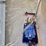 Silt Removal Robot Restores Dubai Marina Artificial Lake Capacity, UAE industrial dredging robot in narrow urban river