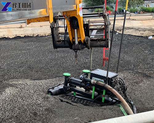 industrial dredging robot removing mining sludge