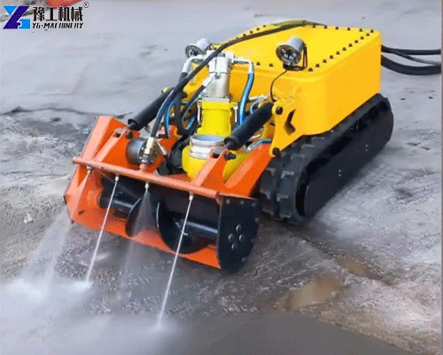 tank cleaning robot complete equipment layout