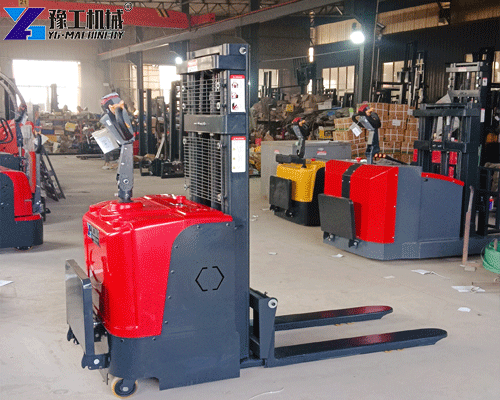 warehouse stacker aisle