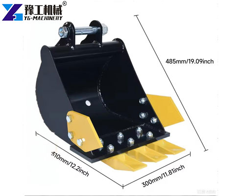 excavator dredging bucket