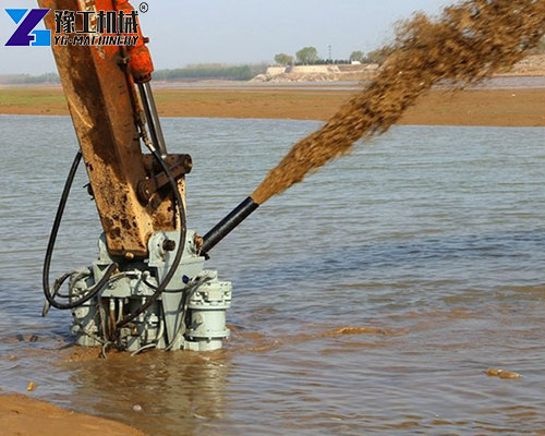 excavator dredge pump for river or lake dredging