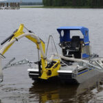 pond dredging machine: Automated Equipment for Removing Sediment and Waste from Waterways lake sediment cleaning equipment