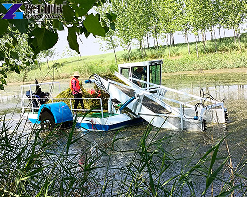 lake weed removal machine