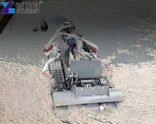 tracked desilting robot for tailings dam cleaning