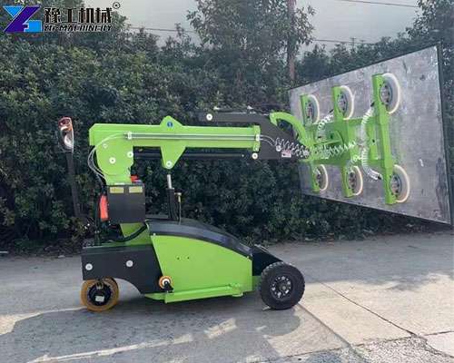 multi suction cup glazing manipulator in action