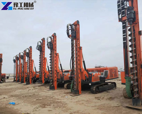 YG solar auger drilling rig for solar foundation