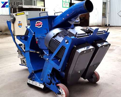 concrete floor bead blaster machine for surface preparation and cleaning