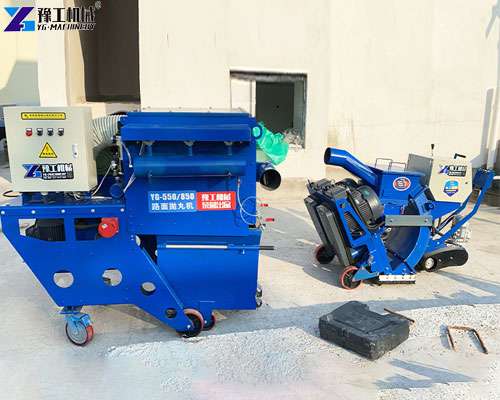 industrial floor shot blasting machine for warehouse and factory use
