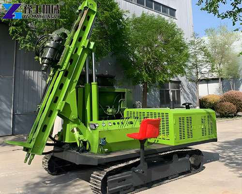hydraulic solar pile driver for photovoltaic foundation