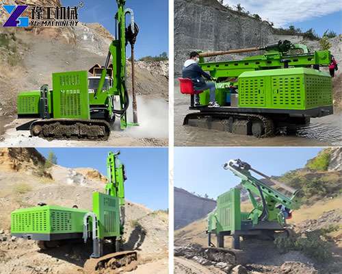 pile driver for solar farm