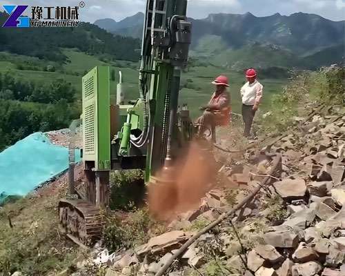 solar pile driver rocky soil