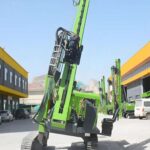 solar piling on uneven terrain