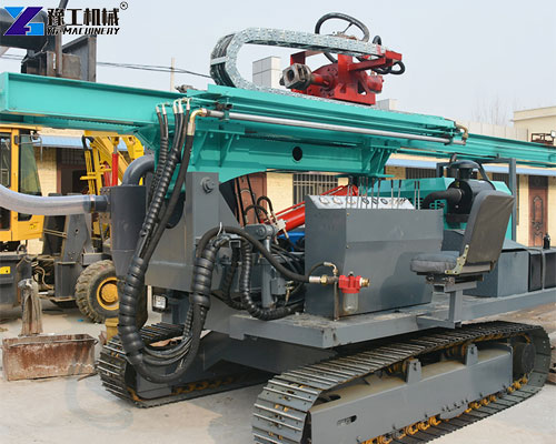 solar ramming pile driver