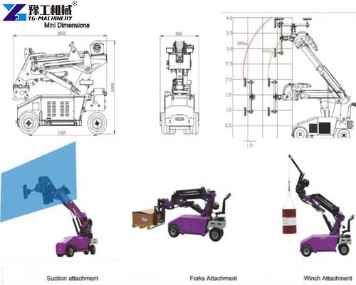 smart glass lifting robot