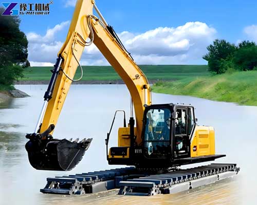 amphibious excavator