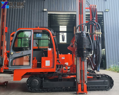 crawler solar pile driver