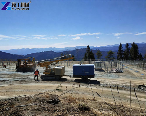 dth pre drilling solar project