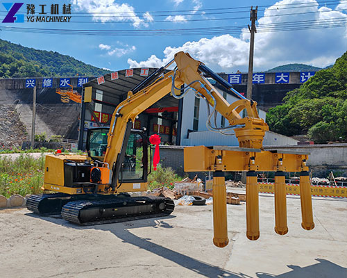 bridge concrete vibration excavator