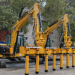 excavator concrete vibrator